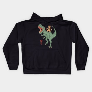 T-Rex Catana Cat Kids Hoodie